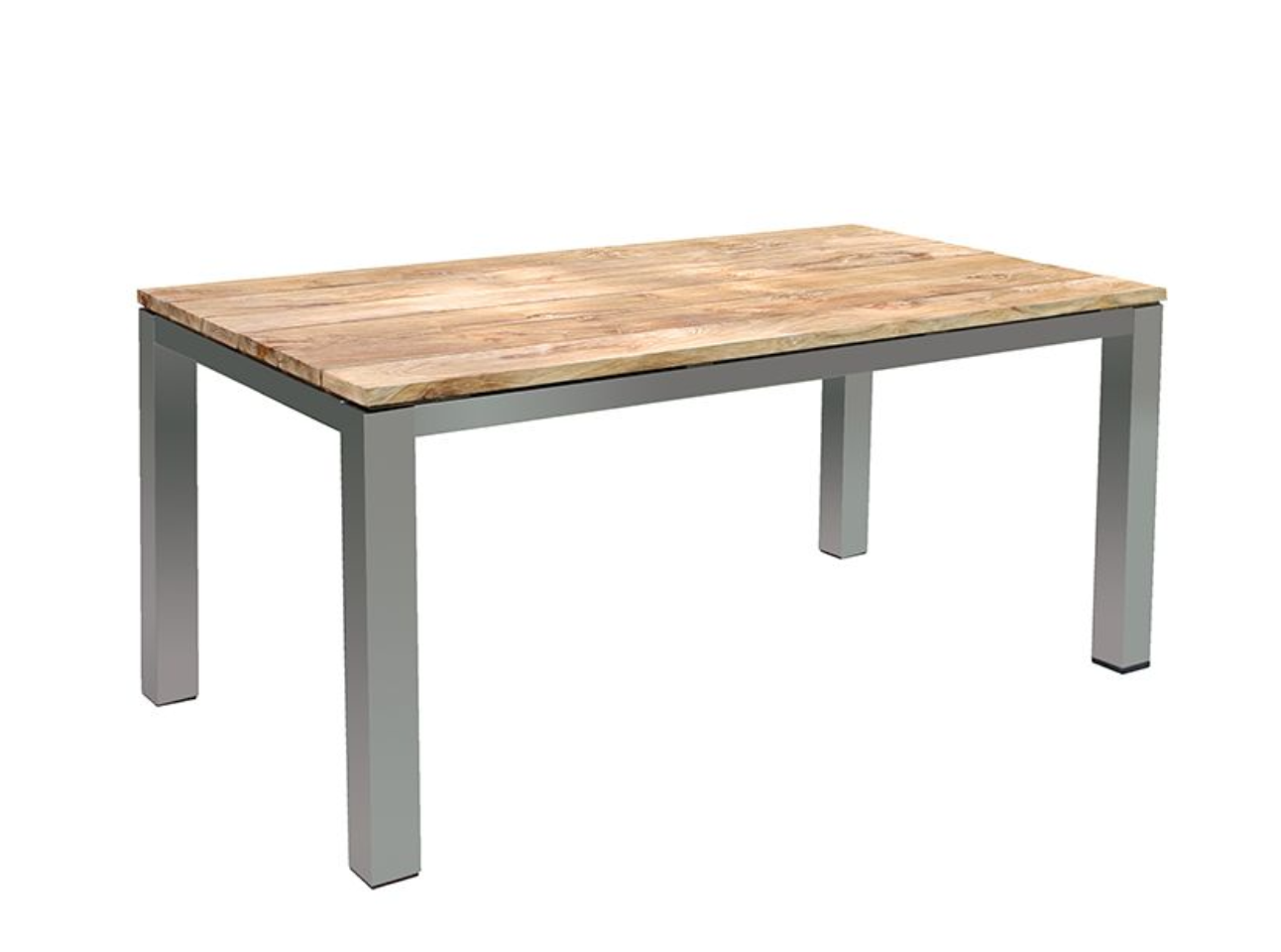 Outdoor Tisch mit Teakholz 165 x 90 cm