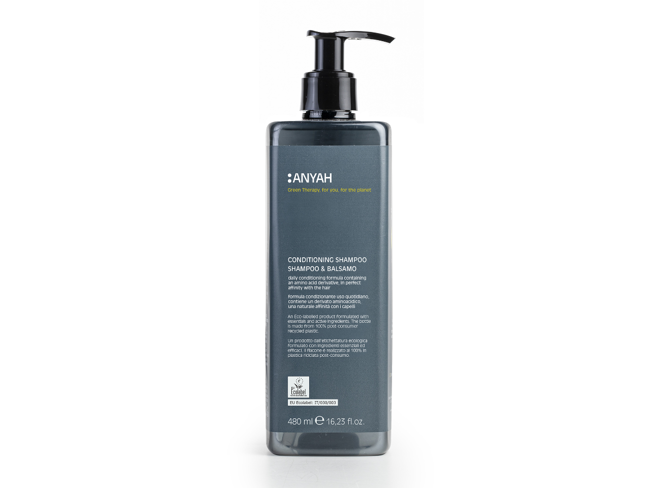 ANYAH Shampoo & Spülung, 480 ml, Ecolabel Zertifiziert