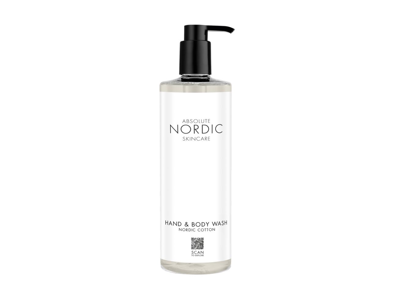 Absolute Nordic Skincare - Hand- & Körperseife, Pumpspender zum Nachfüllen, 500ml