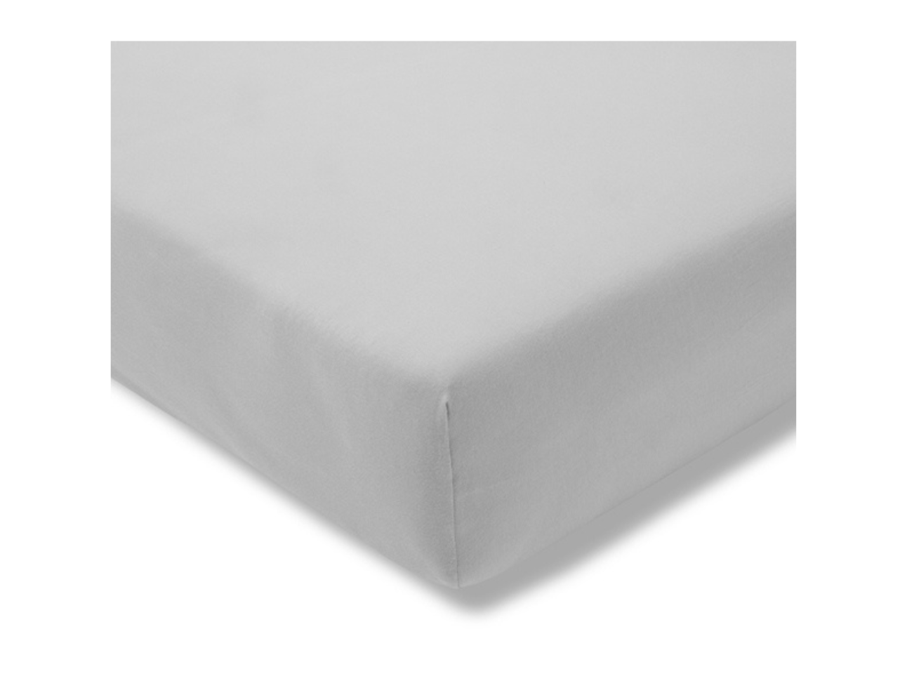 Feinjersey Qualitäts-Spannbetttuch  Silber 90-100 x 190-200 cm 30 cm | B-Ware 