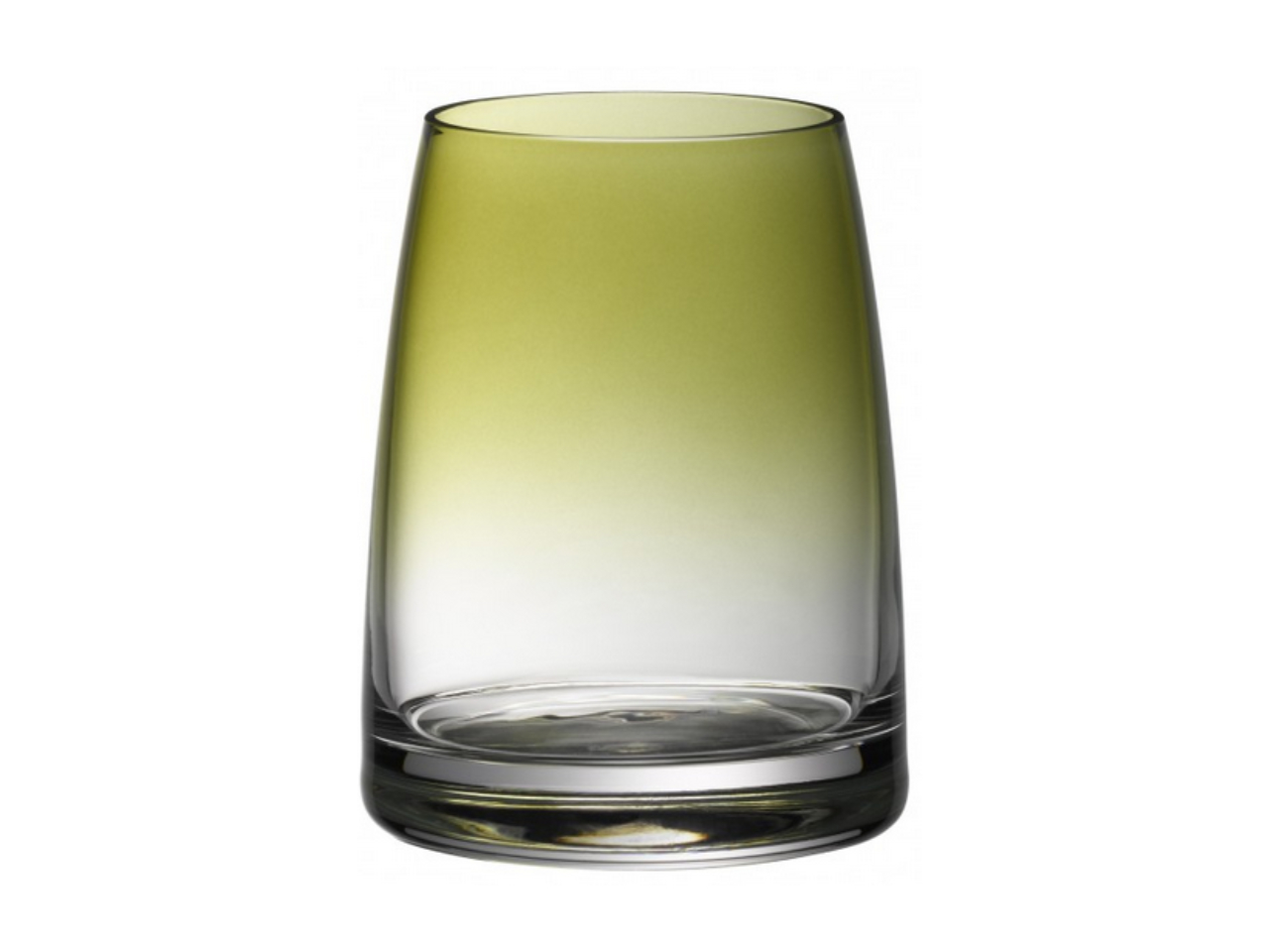 6 x Wasserglas Oliv