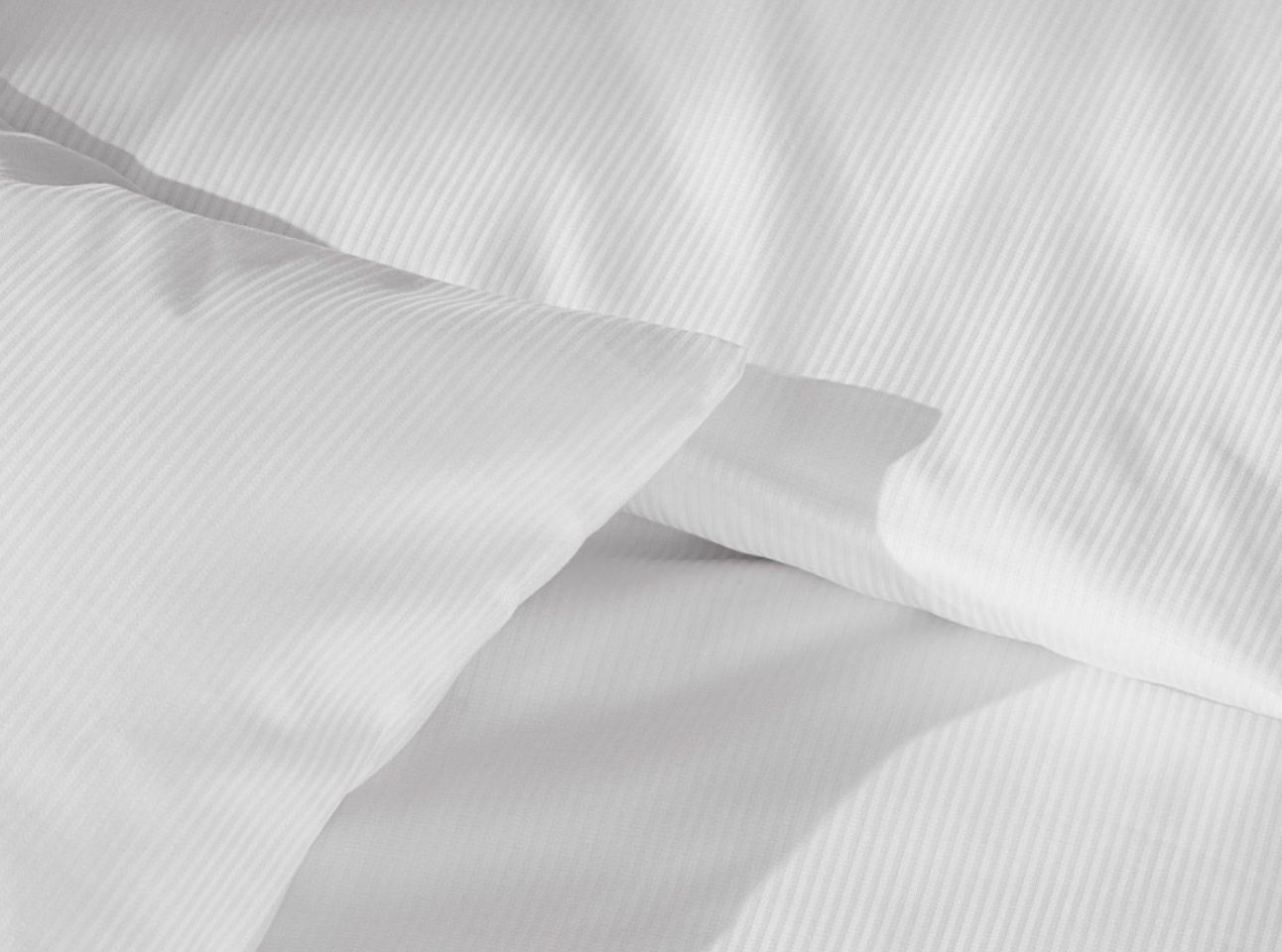 Malaga satin bed linen 60 x 80 cm white I B-goods
