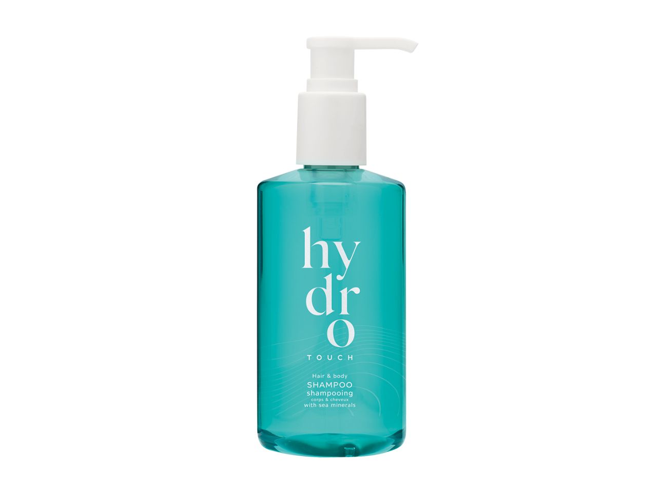 HYDRO TOUCH - Haar- und Bodyshampoo mit Meeresminaralien im Pumpspender, 300 ml